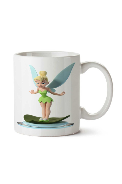 Art hedi̇ye Tinker-Bell-Transparent iki Tarafı Baskılı Kupa Bardak