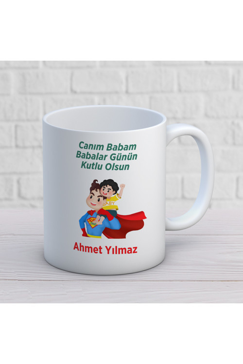 Art hedi̇ye Babalar Günü 41.Tasarım Kupa Bardak