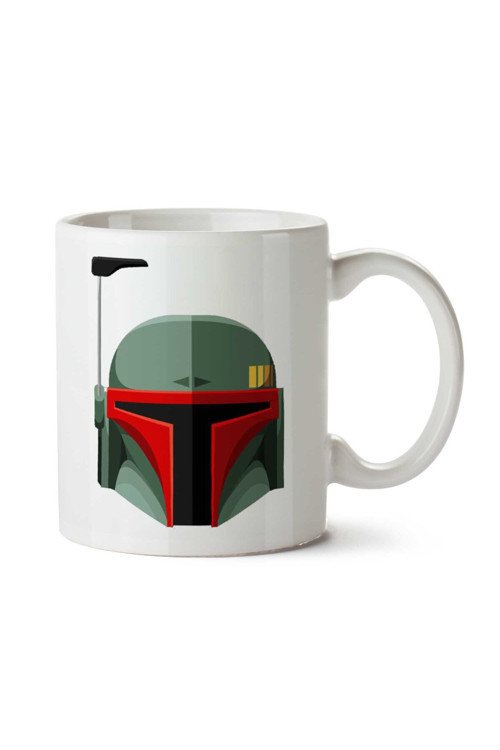 Art hedi̇ye Star Wars Boba Fett Bounty Hunter iki Tarafı Baskılı Kupa Bardak