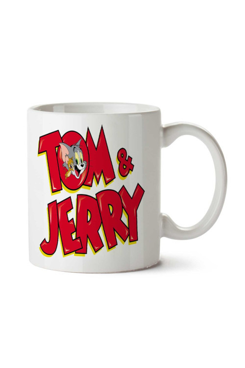 Art hedi̇ye Tom And Jerry Tom Cat iki Tarafı Baskılı Kupa Bardak