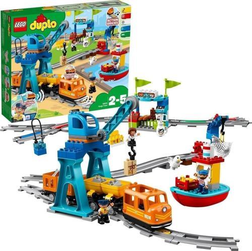 DUPLO Kar-go Treni 10875 - Çocuklar için Oyuncak Yapım Seti (105 Parça)