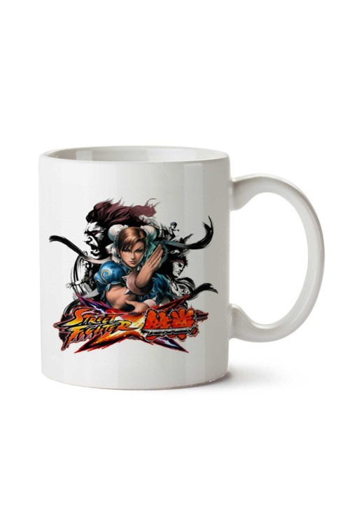Art hedi̇ye Street Fighter X Tekken iki Tarafı Baskılı Kupa Bardak