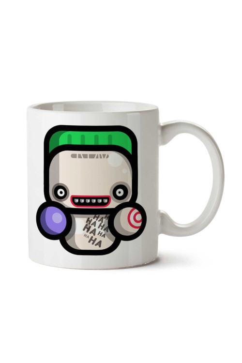 Art hedi̇ye Simpler Joker Suicide Squad iki Tarafı Baskılı Kupa Bardak