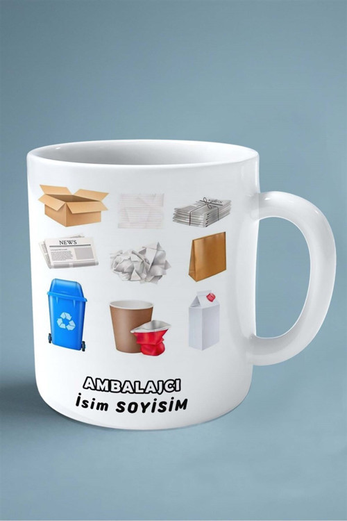 Art hedi̇ye akustikci Baskılı Kupa Bardak Çift Taraflı baskı kişiye özel model 6