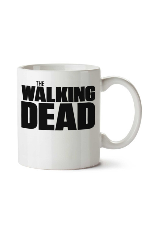Art hedi̇ye The Walking Dead Büyük Yazı iki Tarafı Baskılı Kupa Bardak