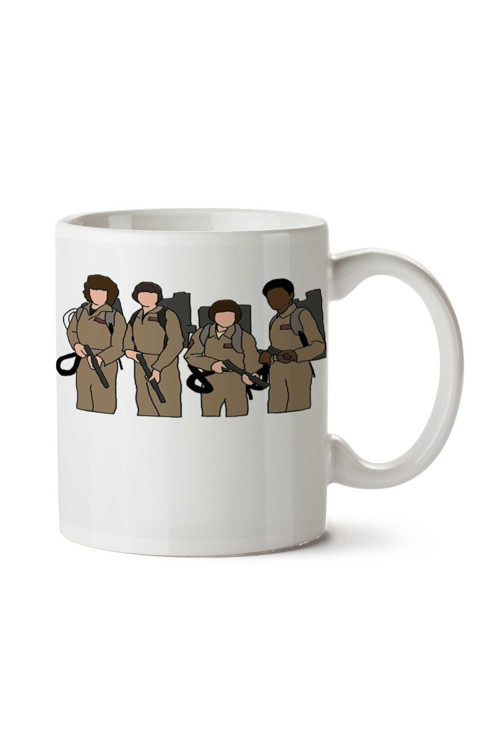 Art hedi̇ye Stranger Things Hayalet Avcıları iki Tarafı Baskılı Kupa Bardak