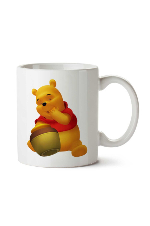 Art hedi̇ye Winnie-The-Pooh-PNG-Pic iki Tarafı Baskılı Kupa Bardak