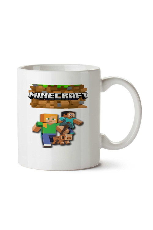 Art hedi̇ye Minecraft Adventure iki Tarafı Baskılı Kupa Bardak