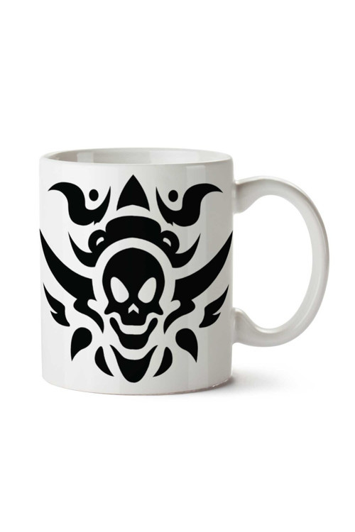 Art hedi̇ye Skull-Tattoo-PNG-File Kurukafa iki Tarafı Baskılı Kupa Bardak