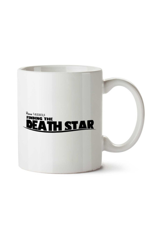 Art hedi̇ye Star Wars Rogue One Finding Death Star Black iki Tarafı Baskılı Kupa Bardak