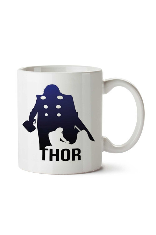Art hedi̇ye Vingador Thor iki Tarafı Baskılı Kupa Bardak
