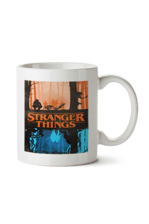 Art hedi̇ye Strange Things I77 iki Tarafı Baskılı Kupa Bardak