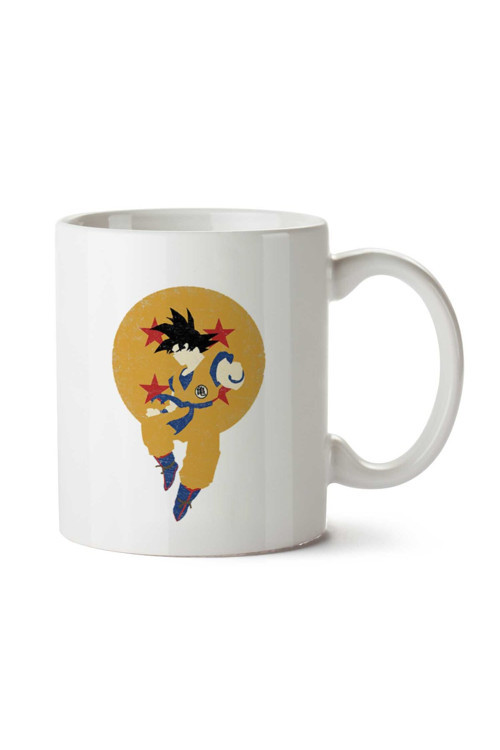 Art hedi̇ye Saiyan Hero Dragon Ball Z iki Tarafı Baskılı Kupa Bardak