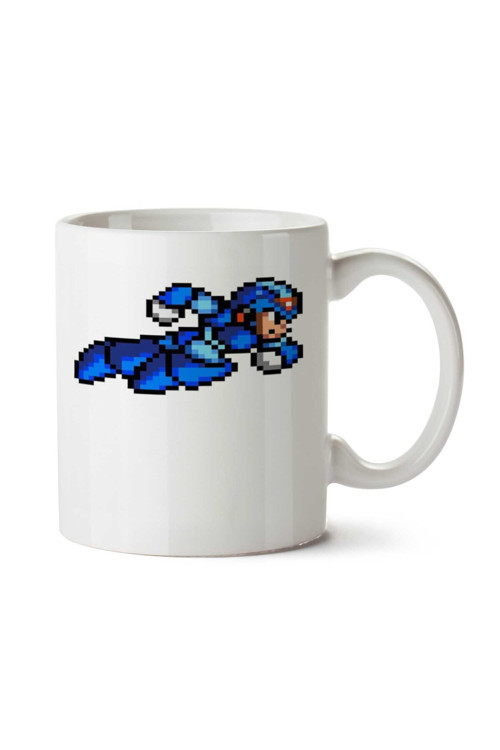Art hedi̇ye Mega man iki Tarafı Baskılı Kupa Bardak