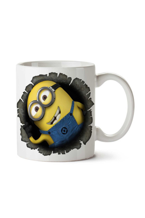 Art hedi̇ye Minions Minyonlar iki Tarafı Baskılı Kupa Bardak