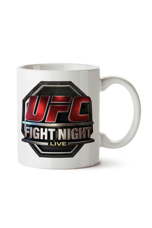 Art hedi̇ye UFC Fight Night Live iki Tarafı Baskılı Kupa Bardak