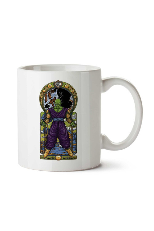 Art hedi̇ye Namekian Piccolo Dragon Ball iki Tarafı Baskılı Kupa Bardak