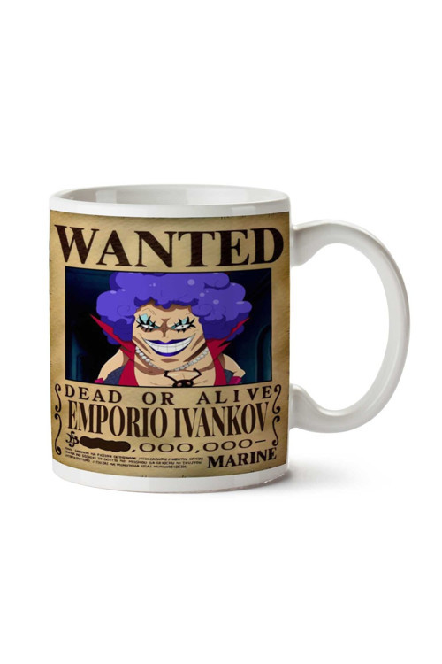 Art hedi̇ye Wanted Emporio İvankov Anime Aranıyor iki Tarafı Baskılı Kupa Bardak