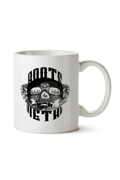 Art hedi̇ye Roots Metal Caveira iki Tarafı Baskılı Kupa Bardak
