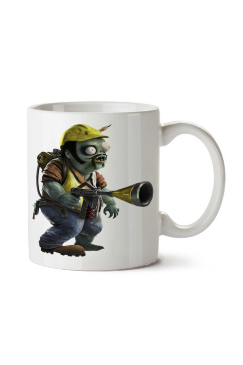 Art hedi̇ye Plants-Vs-Zombies-Garden-Warfare-PNG-HD iki Tarafı Baskılı Kupa Bardak