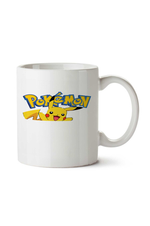 Art hedi̇ye Pokemon Yarım iki Tarafı Baskılı Kupa Bardak