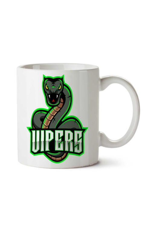 Art hedi̇ye Green viper İki Tarafı Baskılı Kupa Bardak