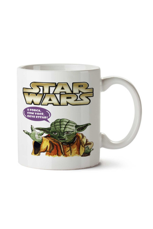 Art hedi̇ye MESTRE YODA iki Tarafı Baskılı Kupa Bardak