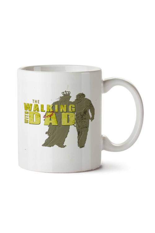 Art hedi̇ye The Walking With Dad iki Tarafı Baskılı Kupa Bardak