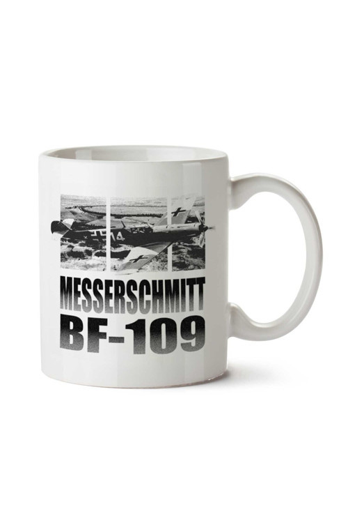 Art hedi̇ye Messerschmitt BF-109 iki Tarafı Baskılı Kupa Bardak