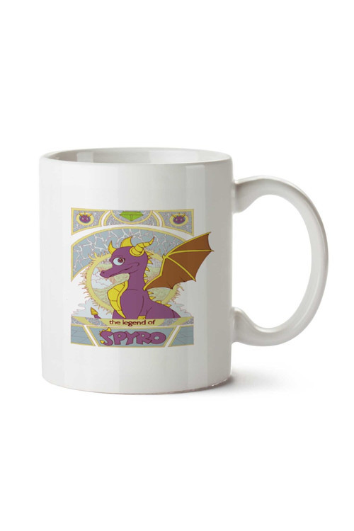 Art hedi̇ye Spyro Nouveau The Legend Of Spyro iki Tarafı Baskılı Kupa Bardak