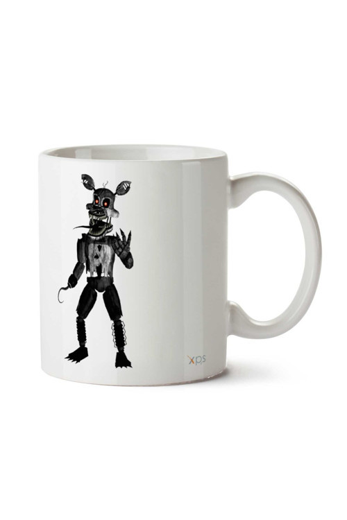 Art hedi̇ye Nightmare-Foxy-PNG-Pic iki Tarafı Baskılı Kupa Bardak