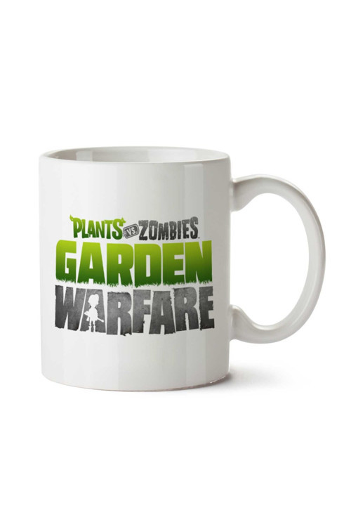 Art hedi̇ye Plants-Vs-Zombies-Garden-Warfare-Free-PNG-Image iki Tarafı Baskılı Kupa Bardak