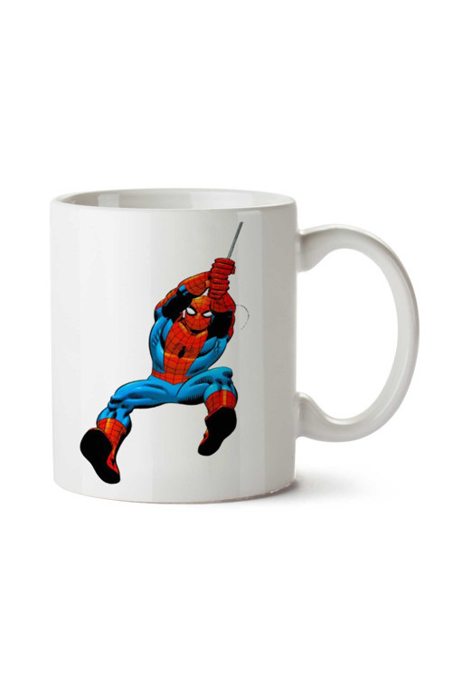 Art hedi̇ye Spider Man Örümcek Adam Marvel iki Tarafı Baskılı Kupa Bardak