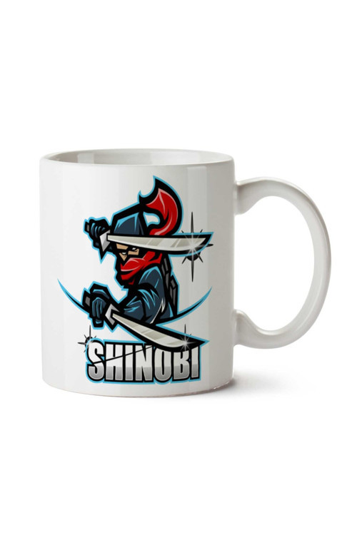 Art hedi̇ye Shinobi iki Tarafı Baskılı Kupa Bardak