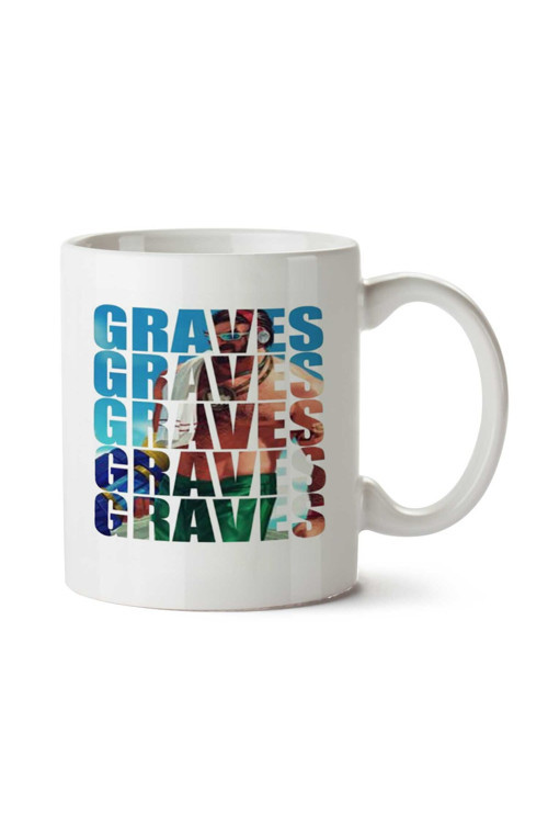 Art hedi̇ye T Shirt Graves Verão iki Tarafı Baskılı Kupa Bardak