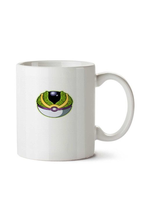 Art hedi̇ye Pokebola Cell Pokemon Topu iki Tarafı Baskılı Kupa Bardak