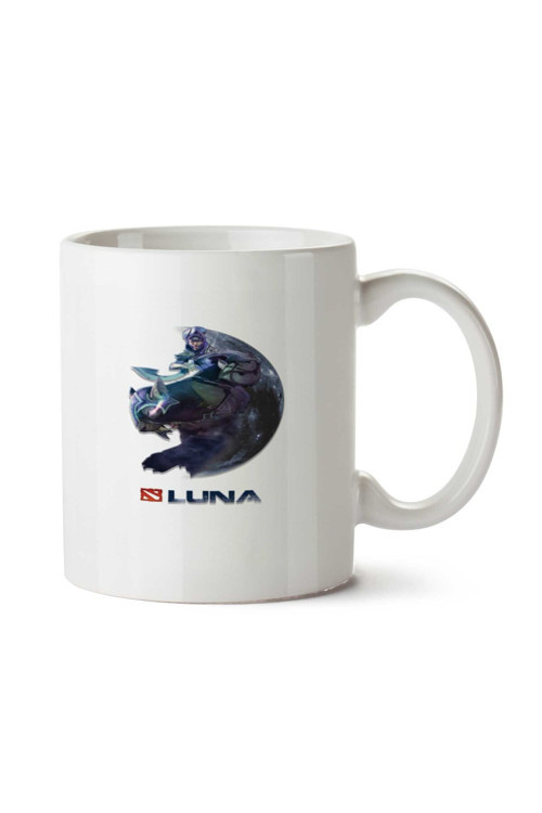 Art hedi̇ye Luna - Dota 2 iki Tarafı Baskılı Kupa Bardak