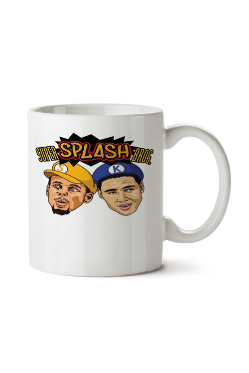 Art hedi̇ye SUPER SPLASH BROS iki Tarafı Baskılı Kupa Bardak