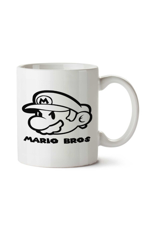 Art hedi̇ye Mario Bros 1 iki Tarafı Baskılı Kupa Bardak
