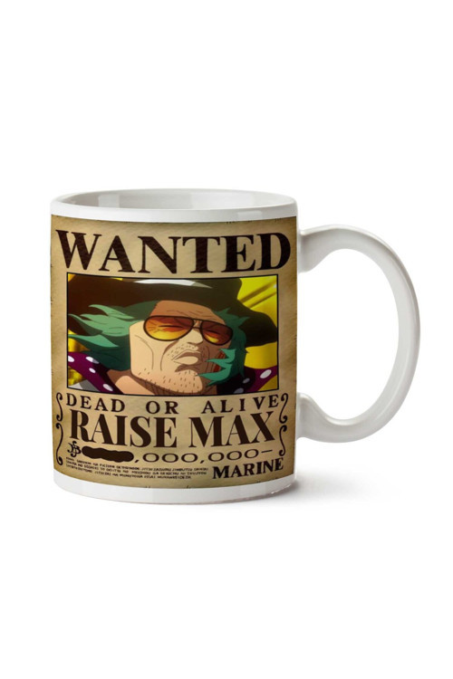 Art hedi̇ye Wanted Raise Max Anime Aranıyor iki Tarafı Baskılı Kupa Bardak