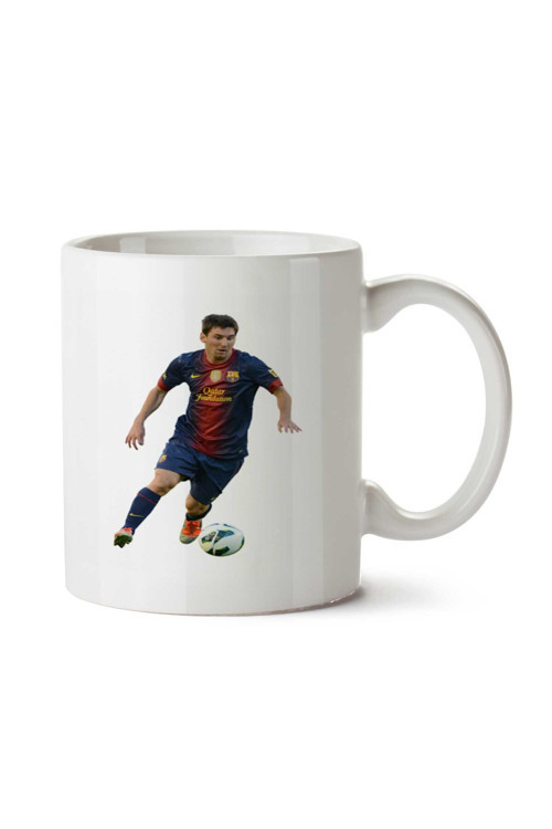 Art hedi̇ye Messi Katar iki Tarafı Baskılı Kupa Bardak