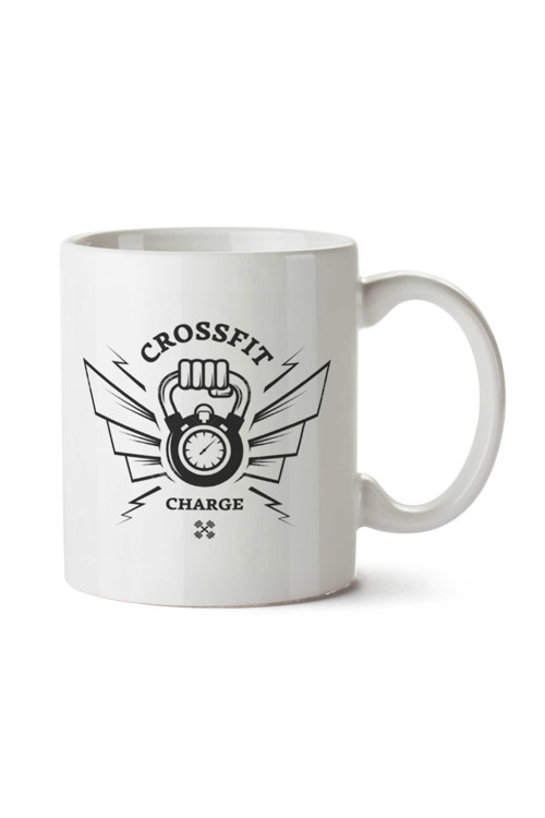 Art hedi̇ye CHARCE Crossfit İki Tarafı Baskılı Kupa Bardak