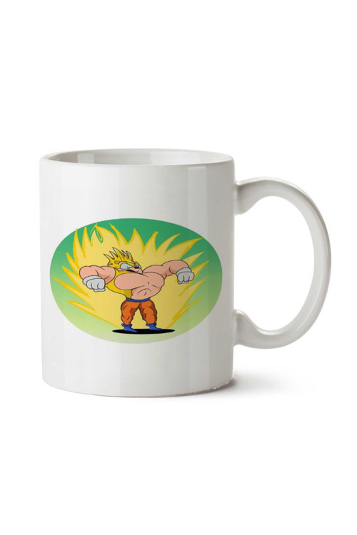Art hedi̇ye GYM Sonic Sayan iki Tarafı Baskılı Kupa Bardak