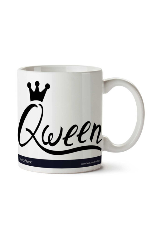 Art hedi̇ye Queen Kraliçe iki Tarafı Baskılı Kupa Bardak