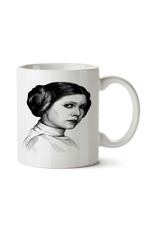 Art hedi̇ye Prenses Leia Star Wars iki Tarafı Baskılı Kupa Bardak