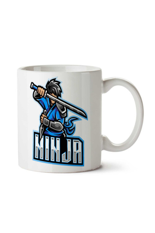 Art hedi̇ye Ninja Esport iki Tarafı Baskılı Kupa Bardak