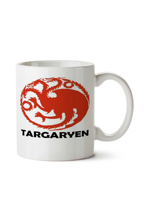 Art hedi̇ye TARGARYEN 011 iki Tarafı Baskılı Kupa Bardak