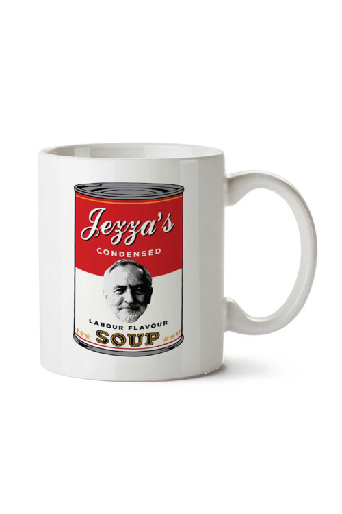 Art hedi̇ye Jeremy Corbyn Jezzas Labour Soup İki Tarafı Baskılı Kupa Bardak
