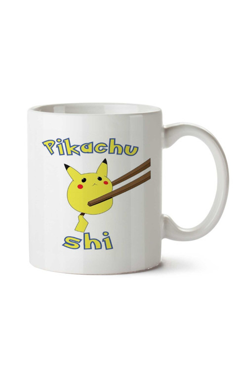 Art hedi̇ye Pikachu-Shi iki Tarafı Baskılı Kupa Bardak