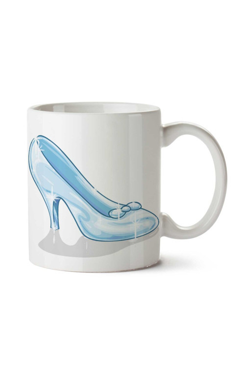 Art hedi̇ye Cinderella-Slipper-PNG İki Tarafı Baskılı Kupa Bardak